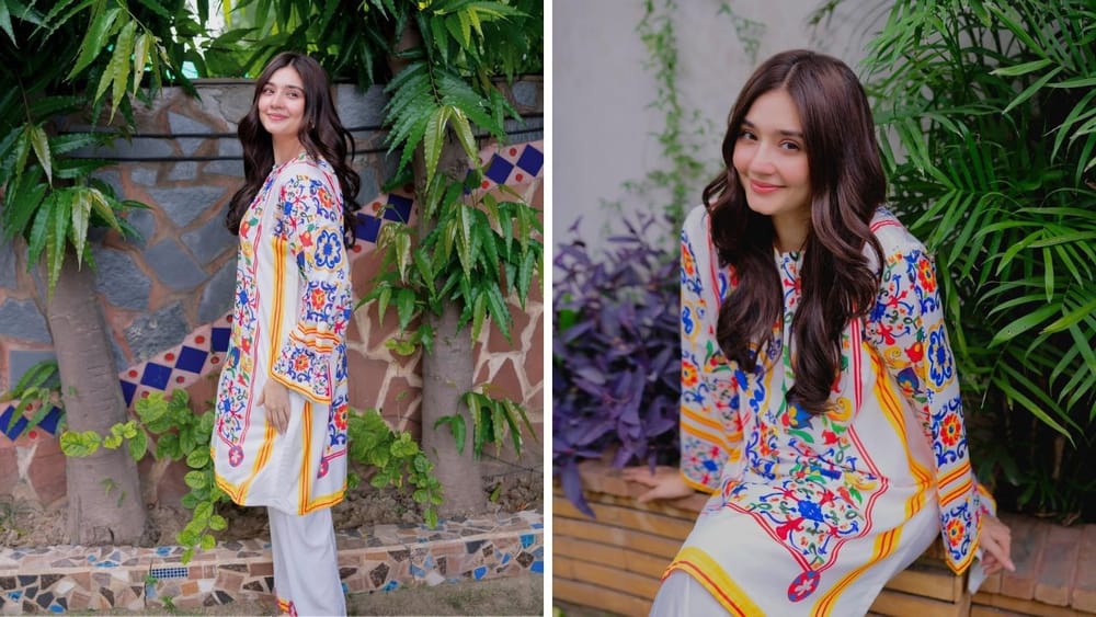 ਅਦਾਕਾਰਾ ਨੇ ਵਾਈਟ ਕਲਰ ਦੀ ਬੰਦ ਚਾਕ ਕੁੜਤੀ ਪਾਈ ਹੋਈ ਹੈ ਜਿਸ ਉੱਤੇ ਰੰਗੀਨ ਧਾਗੇ ਦੀ ਕਢਾਈ ਕੀਤੀ ਹੋਈ ਹੈ। ਅਦਾਕਾਰਾ ਦੀ ਕੁੜਤੀ ਪੂਰੀ ਤਰ੍ਹਾਂ ਫਿੱਟ ਹੋਣ ਦੀ ਬਜਾਏ ਥੋੜੀ ਢਿੱਲੀ ਹੈ, ਜਿਸ ਵਿੱਚ ਆਰੇਬੀ ਫੂਲ ਸਲੀਵੀਜ਼ ਹਨ।