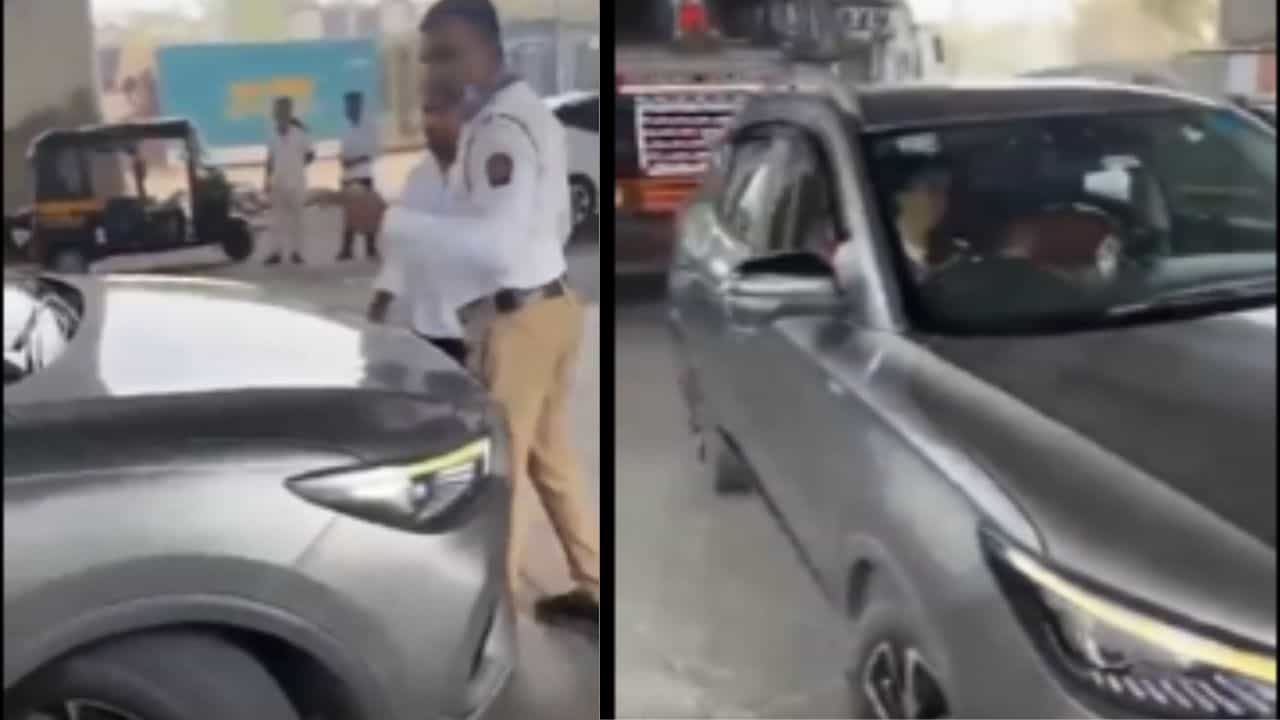 OMG: ਕਾਰ ਨਾਲ ਟ੍ਰੈਫਿਕ ਕਾਂਸਟੇਬਲ ਨੂੰ ਧੱਕਦੀ ਰਹੀ ਔਰਤ, ਵੀਡੀਓ ਬਣਾਉਣ ਤੇ ਦਿਖਾਇਆ Attitude, ਭੜਕੀ ਜਨਤਾ