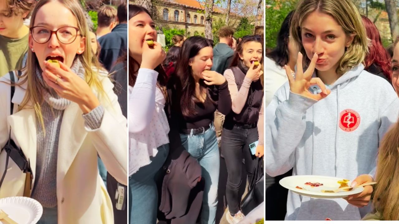 Viral: ਵਿਦੇਸ਼ੀ ਕੁੜੀਆਂ ਨੇ ਪਹਿਲੀ ਵਾਰ ਖਾਧੇ ਗੋਲਗੱਪੇ, ਦੇਖਣ ਯੋਗ ਹਨ Reactions Viral: ਵਿਦੇਸ਼ੀ ਕੁੜੀਆਂ ਨੇ ਪਹਿਲੀ ਵਾਰ ਖਾਧੇ ਗੋਲਗੱਪੇ, ਦੇਖਣ ਯੋਗ ਹਨ Reactions