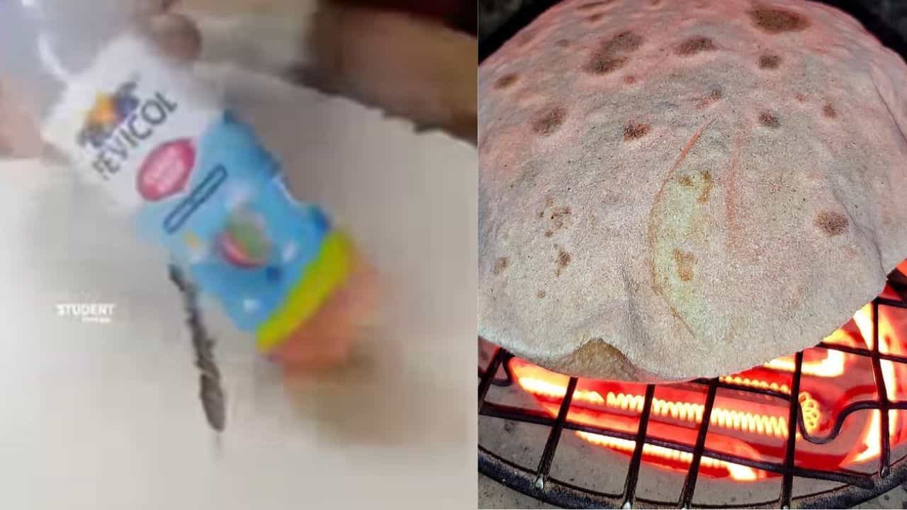 OMG: ਕੁੜੀ ਨੇ ਰੋਟੀ ਨੂੰ ਚਿਪਕਾਉਣ ਲਈ ਲਗਾਈ ਗੂੰਦ, ਤਰੀਕਾ ਦੇਖ ਦੰਗ ਰਹਿ ਗਏ ਲੋਕ