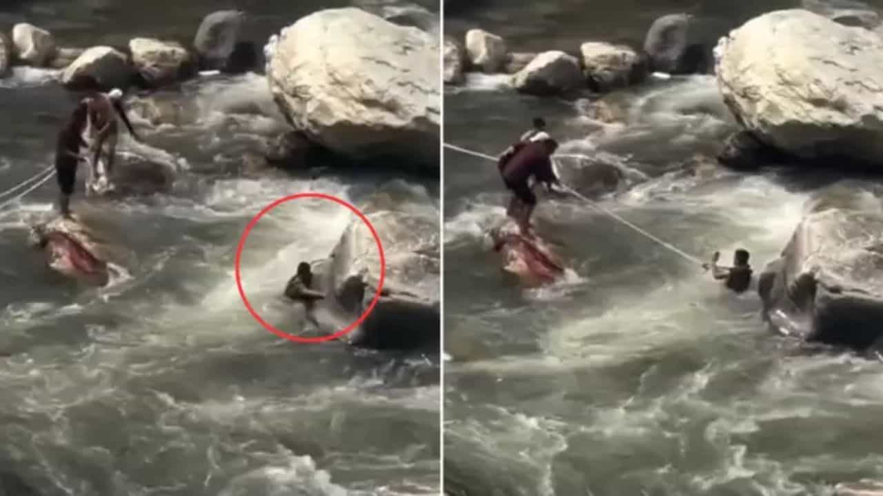 OMG: ਸੈਲਫੀ ਲੈਣ ਦੇ ਚੱਕਰ ਚ ਨਦੀ ਵਿੱਚ ਡਿਗਿਆ ਮੁੰਡਾ, ਵਾਲ-ਵਾਲ ਬਚੀ ਜਾਨ