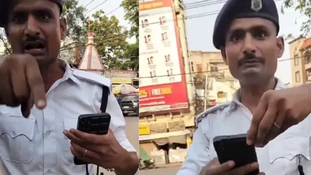 Viral Video: ਪੁਲਿਸ ਵਾਲੇ ਦੀ ਗਲਤੀ ਤੇ ਸ਼ਖਸ ਨੇ ਬਣਾਈ VIDEO ਤਾਂ ਭੜਕ ਗਿਆ ਅਧਿਕਾਰੀ, ਕਹਿ ਦਿੱਤੀ ਅਜਿਹੀ ਗੱਲ...