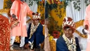 ਅੰਕਲ ਦਾ ਆਸ਼ੀਰਵਾਦ ਦੇਣ ਦਾ ਤਰੀਕਾ ਥੋੜਾ ਵੱਖਰਾ ਹੈ, ਦੇਖ ਕੇ ਨਹੀਂ ਰੁਕੇਗਾ ਹਾਸਾ