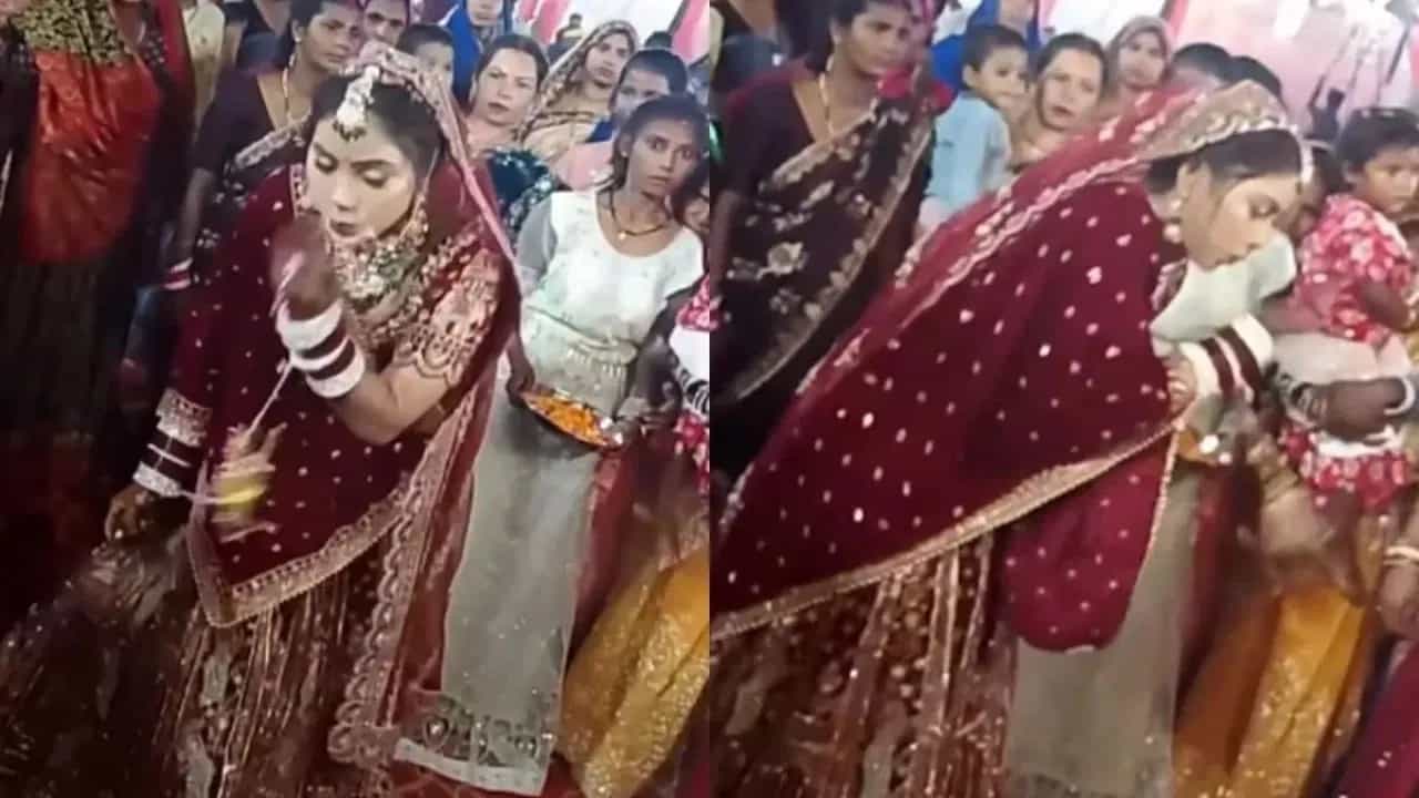 Viral Video: ਆਪਣੇ ਵਿਆਹ ਚ ਇੰਝ ਨੱਚੀ ਲਾੜੀ, ਦੇਖ ਕੇ ਪੱਕਾ ਭੱਜ ਜਾਵੇਗਾ ਲਾੜਾ !