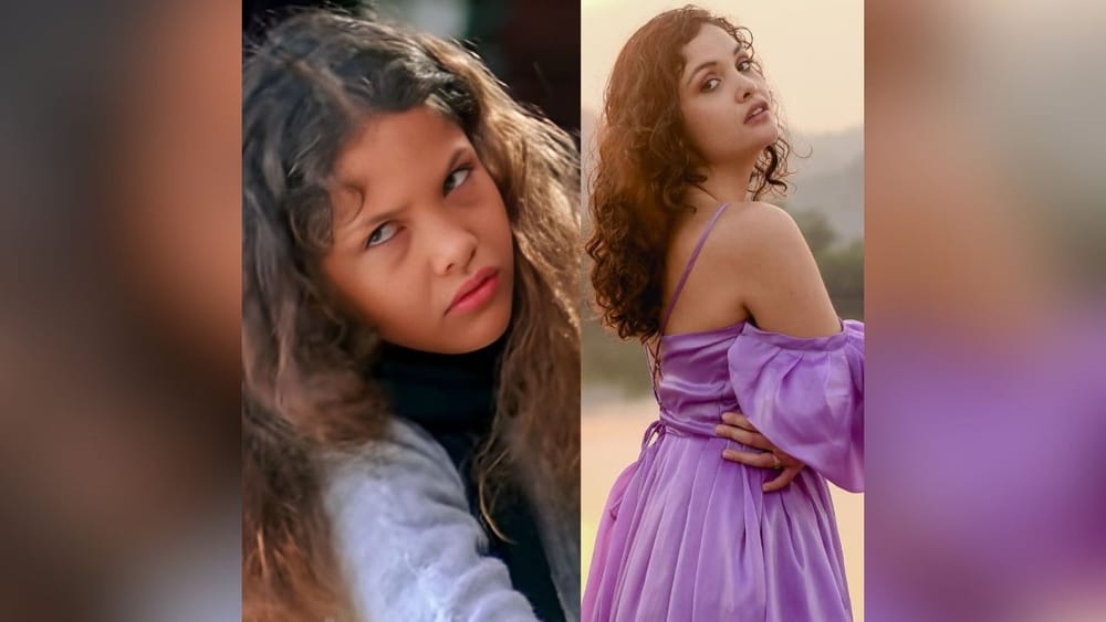 4. ਆਇਸ਼ਾ ਕਪੂਰ: ਰਾਣੀ ਮੁਖਰਜੀ ਦੀ 2005 ਦੀ ਫਿਲਮ 'ਬਲੈਕ' ਯਾਦ ਹੈ? ਆਇਸ਼ਾ ਕਪੂਰ ਨੇ ਅਮਿਤਾਭ ਬੱਚਨ ਦੀ ਫਿਲਮ 'ਚ ਛੋਟੀ ਮਿਸ਼ੇਲ ਦੀ ਭੂਮਿਕਾ ਨਿਭਾਈ ਸੀ। ਘੁੰਗਰਾਲੇ ਵਾਲਾਂ ਵਾਲੀ ਉਹ ਕੁੜੀ ਹੁਣ ਵੱਡੀ ਹੋ ਗਈ ਹੈ। ਹਾਲ ਹੀ ਵਿੱਚ, ਉਸਨੇ ਆਪਣੇ ਬੁਆਏਫ੍ਰੈਂਡ ਨਾਲ ਵਿਆਹ ਕਰਵਾਇਆ ਹੈ। ਹਾਲਾਂਕਿ, ਉਸਨੂੰ ਕਈ ਸੰਗੀਤ ਵੀਡੀਓਜ਼ ਅਤੇ ਇਸ਼ਤਿਹਾਰਾਂ ਵਿੱਚ ਦੇਖਿਆ ਗਿਆ ਹੈ।