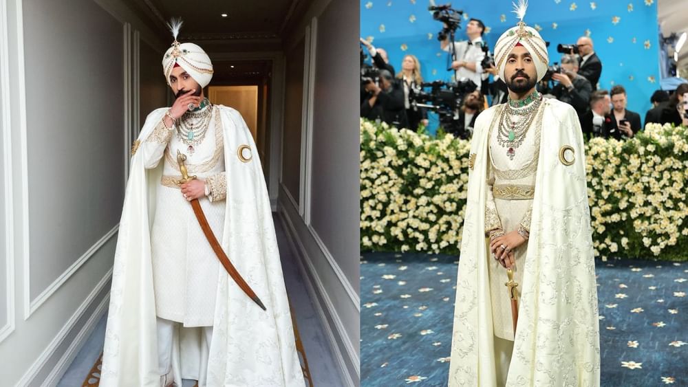 ਲੋਕ ਲਗਾਤਾਰ ਇਸ ਤੇ ਕੁਮੈਂਟਸ ਕਰ ਰਹੇ ਹਨ- ਪੰਜਾਬੀ ਆ ਗਏ ਓਏ… ਦਰਅਸਲ, ਉਨ੍ਹਾਂ ਨੇ ਪਟਿਆਲਾ ਦੇ ਮਹਾਰਾਜਾ ਭੁਪਿੰਦਰ ਸਿੰਘ ਨੂੰ Tribute ਦਿੱਤਾ ਹੈ। ਇਸ ਇੰਸਪਾਇਰਿੰਗ ਲੁੱਕ ਵਿੱਚ ਉਹ ਬਹੁਤ ਹੀ ਸ਼ਾਨਦਾਰ ਦਿਖਾਈ ਦੇ ਰਹੇ ਹਨ।  ( Pic Credit: Diljit Dosanjh )