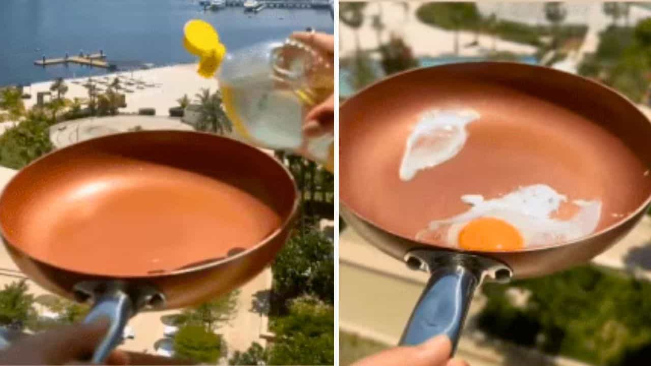 OMG: ਹਾਏ ਗਰਮੀ! ਔਰਤ ਨੇ ਧੁੱਪ ਚ ਬਣਾ ਲਿਆ ਆਮਲੇਟ, ਦੁਬਈ ਦਾ ਇਹ ਵੀਡੀਓ ਦੇਖ ਦੰਗ ਰਹਿ ਗਏ ਲੋਕ
