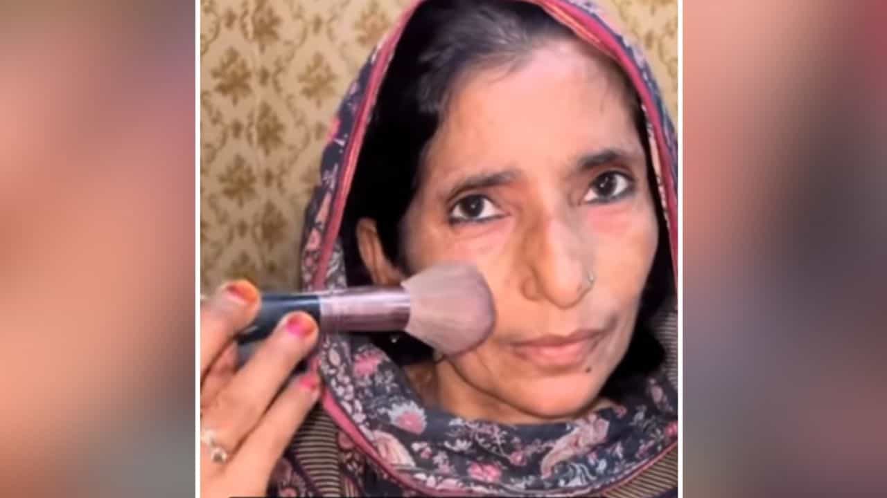 Viral Video: ਮੇਕਅੱਪ ਕਰਕੇ ਬਜ਼ੁਰਗ ਔਰਤ ਬਣ ਗਈ ਖੂਬਸੂਰਤ ਹਸੀਨਾ, ਵੀਡੀਓ ਦੇਖ ਦੰਗ ਰਹਿ ਗਏ ਲੋਕ