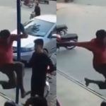 Viral: ਬਾਈਕ ਨੂੰ ਲਾਂਚਿੰਗ ਪੈਡ ਬਣਾ ਕੇ, ਹਵਾ ਵਿੱਚ ਇੰਝ ਉੱਡਿਆ ਸ਼ਖਸ, ਦੇਖ Public ਬੋਲੀ – ਮਜ਼ੇਦਾਰ ਹੈ Viral: ਬਾਈਕ ਨੂੰ ਲਾਂਚਿੰਗ ਪੈਡ ਬਣਾ ਕੇ, ਹਵਾ ਵਿੱਚ ਇੰਝ ਉੱਡਿਆ ਸ਼ਖਸ, ਦੇਖ Public ਬੋਲੀ – ਮਜ਼ੇਦਾਰ ਹੈ