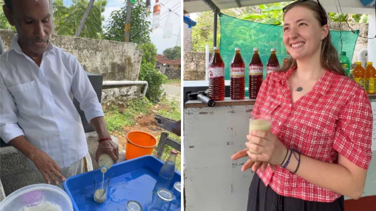 Viral Video: ਬ੍ਰਿਟਿਸ਼ ਔਰਤ ਨੇ ਪਹਿਲੀ ਵਾਰ ਮਸਾਲਾ ਸੋਡਾ ਕੀਤਾ TRY, ਪੀਣ ਤੋਂ ਬਾਅਦ ਦਿੱਤੇ ਮਜ਼ੇਦਾਰ Reactions