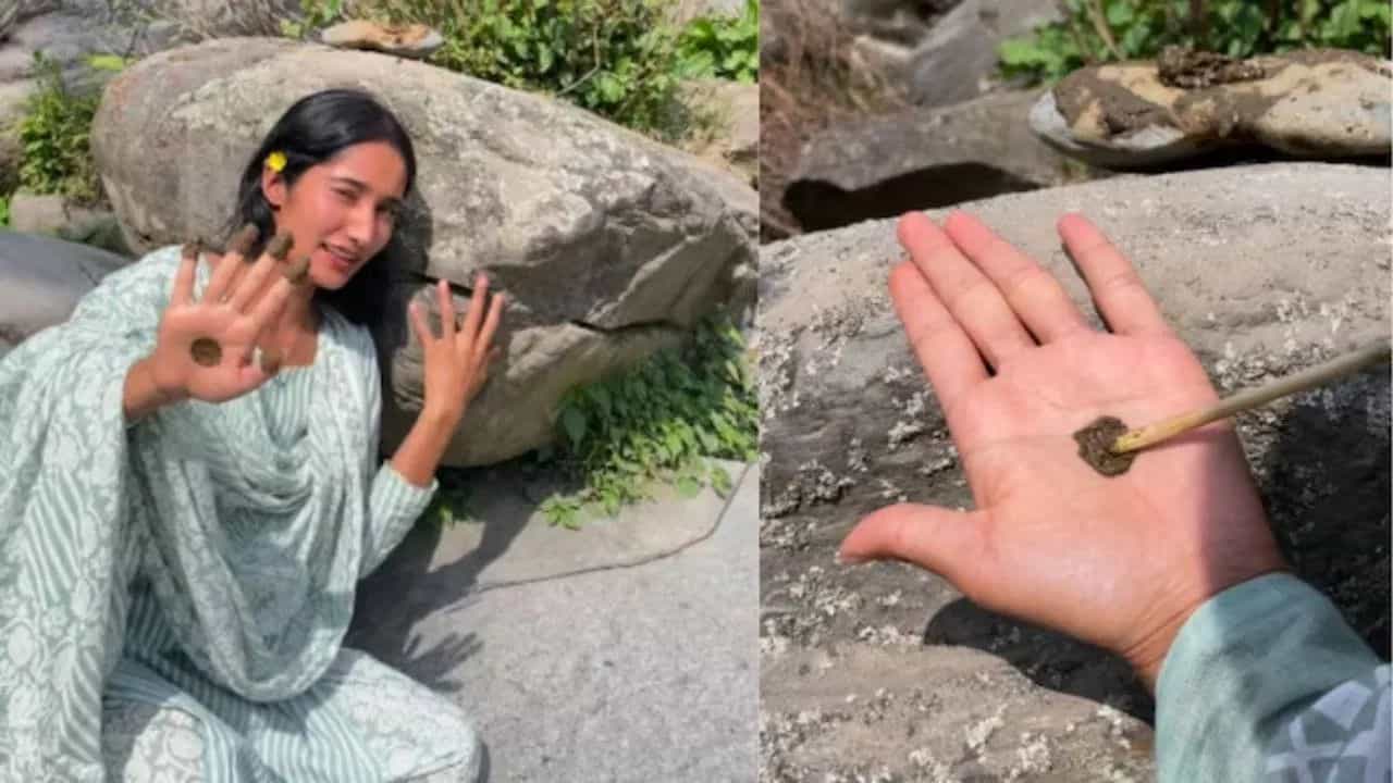 ਪਹਾੜੀ ਕੁੜੀ ਨੇ ਪੱਥਰਾਂ ਤੋਂ ਨਿਕਾਲੀ ਮਹਿੰਦੀ, Video ਦੇਖਣ ਤੋਂ ਬਾਅਦ ਲੋਕਾਂ ਨੇ ਕਿਹਾ- ਭਰਾ! ਇਹ ਤਾਂ ਗਜ਼ਬ ਹੈ