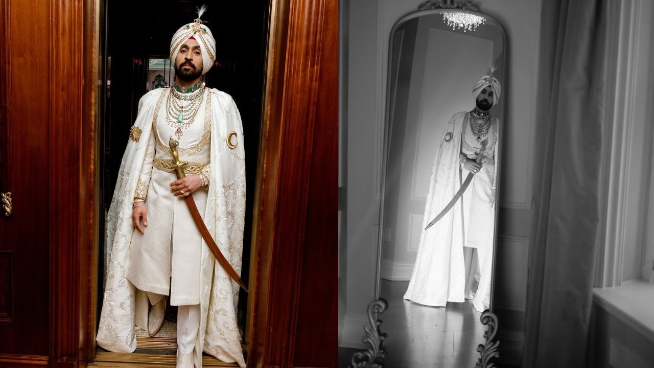ਮੇਟ ਗਾਲਾ 2025 ਦਾ ਆਯੋਜਨ ਕੀਤਾ ਗਿਆ ਹੈ। ‘ਆਸਕਰ ਆਫ਼ ਫੈਸ਼ਨ’ ਵਜੋਂ ਜਾਣਿਆ ਜਾਂਦਾ ਮੇਟ ਗਾਲਾ ਇਸ ਵਾਰ ਵੀ ਬਾਲੀਵੁੱਡ ਲਈ ਬਹੁਤ ਖਾਸ ਸੀ। ਜਿੱਥੇ ਬਾਲੀਵੁੱਡ ਦੇ ਬਾਦਸ਼ਾਹ ਸ਼ਾਹਰੁਖ ਖਾਨ ਨੇ ਧਮਾਕੇਦਾਰ ਸ਼ੁਰੂਆਤ ਕੀਤੀ। ਦੂਜੇ ਪਾਸੇ, ਗਰਭਵਤੀ ਕਿਆਰਾ ਅਡਵਾਨੀ ਨੇ ਵੀ ਆਪਣੇ ‘ਬੇਬੀ ਬੰਪ’ ਦਾ ਪ੍ਰਦਰਸ਼ਨ ਕੀਤਾ ਹੈ। ਜਦੋਂ ਕੀ ਪੰਜਾਬੀ ਗਾਇਕ ਦਿਲਜੀਤ ਦੋਸਾਂਝ ਨੇ ਆਪਣੇ ਮਹਾਰਾਜੇ ਵਰਗੀ ਲੁੱਕ ਨਾਲ ਪੂਰੀ ਮਹਿਫਿਲ ਹੀ ਲੁੱਟ ਲਈ। ( Pic Credit: Diljit Dosanjh )