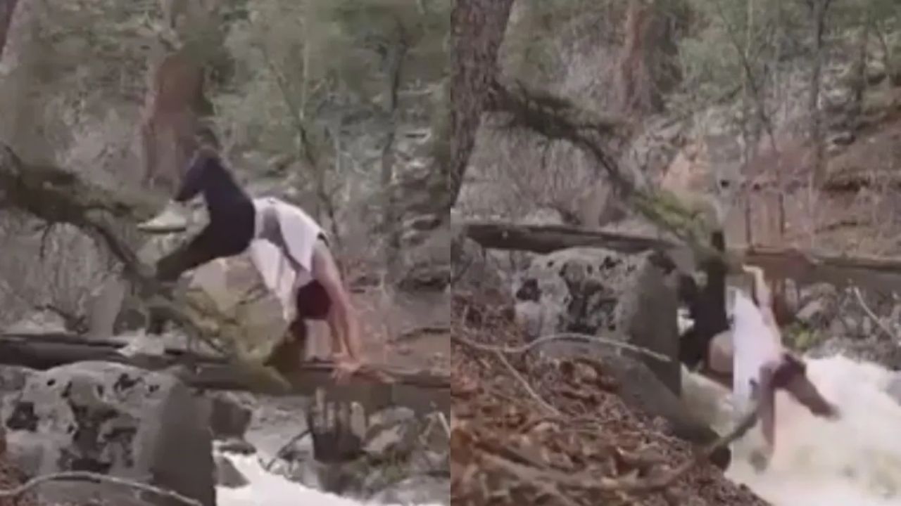 Viral: ਨਦੀ ‘ਚ ਡਿੱਗੀ ਕੁੜੀ, ਰੀਲ ਬਣਾਉਣ ਲਈ ਕਰ ਰਹੀ ਸੀ Yoga, ਅਚਾਨਕ ਹੋਇਆ ਹਾਦਸਾ
