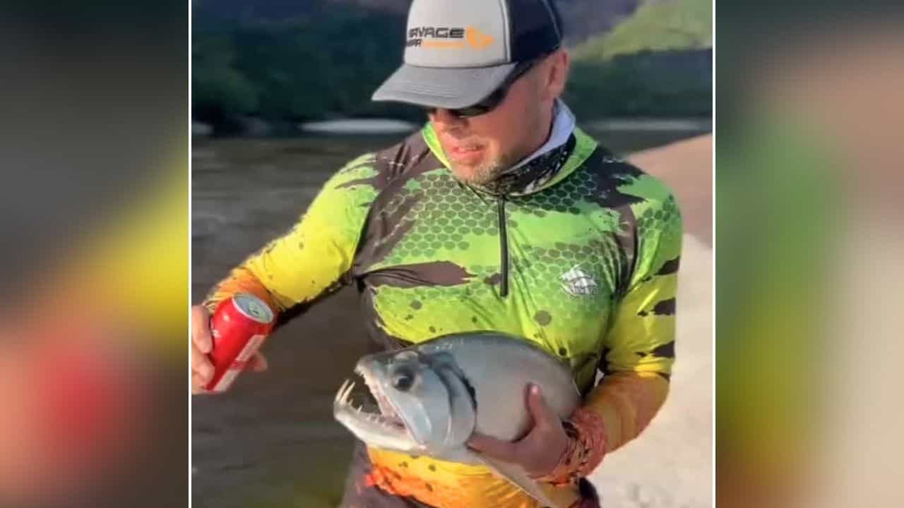 OMG: ਮੱਛੀ ਨੇ ਸਕਿੰਟਾਂ ਵਿੱਚ ਕੱਟ ਦਿੱਤਾ Metal Can, ਲੋਕ ਬੋਲੇ - ਦੰਦ ਹਨ ਜਾਂ ਕਟਰ ਮਸ਼ੀਨ?