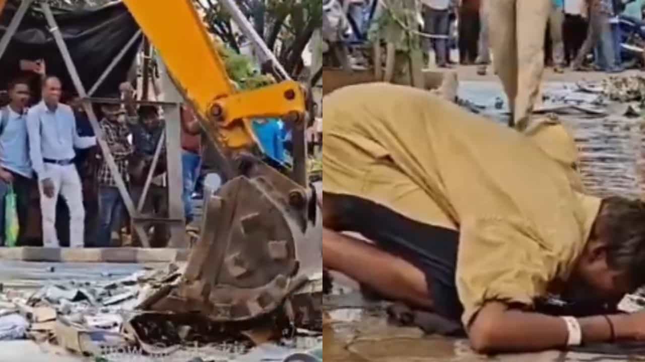 ਪੁਲਿਸ ਨਸ਼ਟ ਕਰ ਰਹੀ ਸੀ ਜਬਤ ਕੀਤੀਆਂ ਸ਼ਰਾਬ ਦੀਆਂ ਬੋਤਲਾਂ, ਅਚਾਨਕ ਮੁੰਡੇ ਨੇ ਕੀਤੀ ਅਜਿਹੀ ਹਰਕਤ, ਵੇਖ ਕੇ ਨਹੀਂ ਰੁਕੇਗਾ ਹਾਸਾ