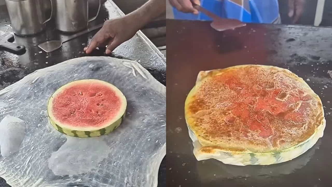 ਅਜੀਬੋਗਰੀਬ ਫੂਡ ਐਕਸਪਰੀਮੈਂਟ ਦਾ ਸ਼ਿਕਾਰ ਹੋਇਆ ਤਰਬੂਜ, ਲੋਕ ਬੋਲੇ- ਇਹ ਖਾਣ ਵਾਲੇ ਲਈ ਯਮਰਾਜ ਅਲਗ ਤੋਂ ਕਰੇਗਾ ਤੇਲ ਗਰਮ