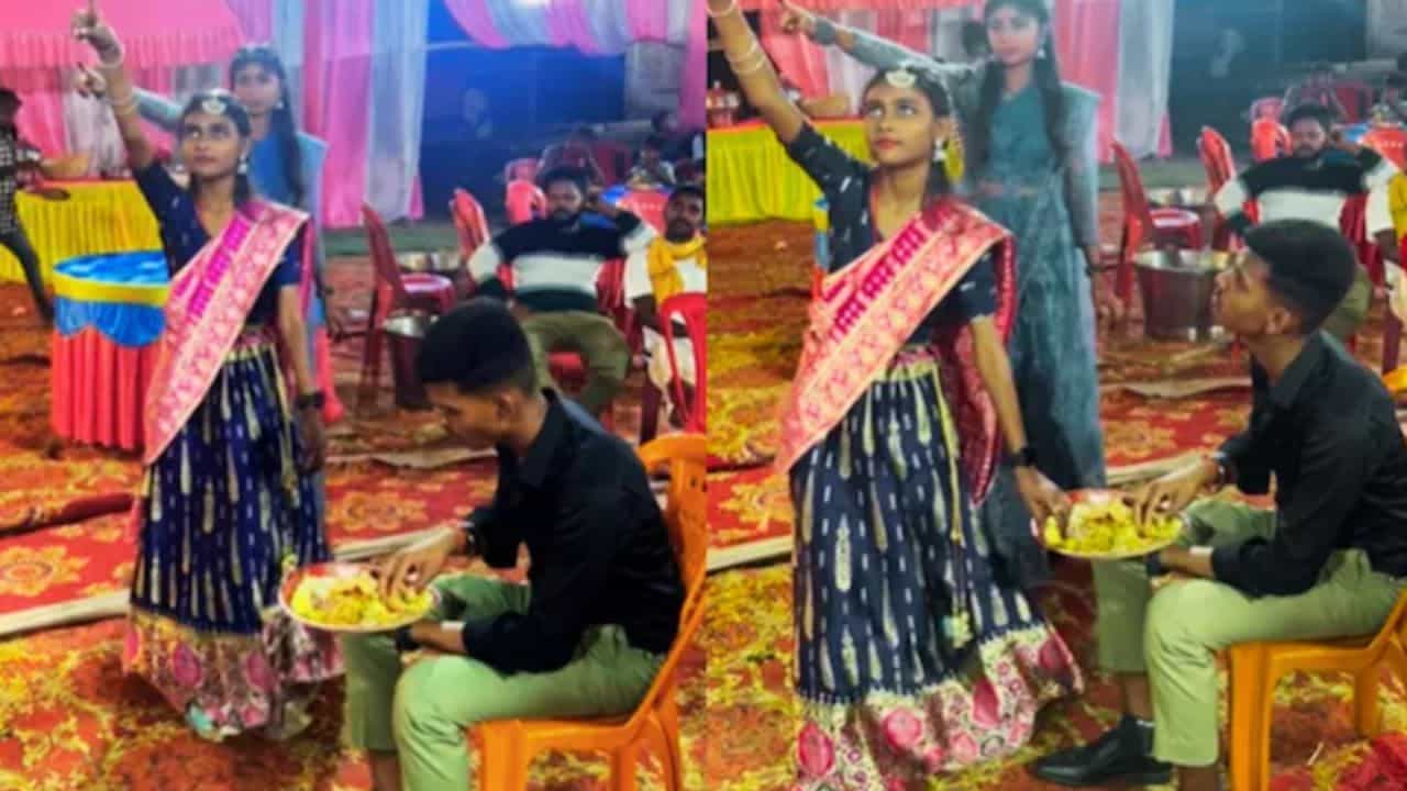 Viral Video: ਵਿਆਹ ਵਿੱਚ ਕੁੜੀਆਂ ਨੇ ਮੁੰਡੇ ਨੂੰ ਪਾਗਲ ਬਣਾ ਕੇ ਚੋਰੀ ਕਰ ਲਈ ਪਲੇਟ ਚੋਂ ਮਠਿਆਈ