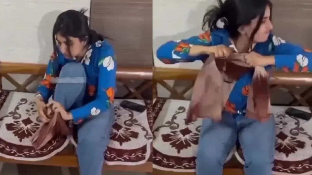 Viral Video : ਕੁੜੀ ਨੇ ਇੱਕੋ ਸਮੇਂ ਝਾੜੂ ਮਾਰਨ ਅਤੇ ਫਰਸ਼ ਸਾਫ਼ ਕਰਨ ਲਈ ਬਣਾਇਆ ਵਧੀਆ ਜੁਗਾੜ