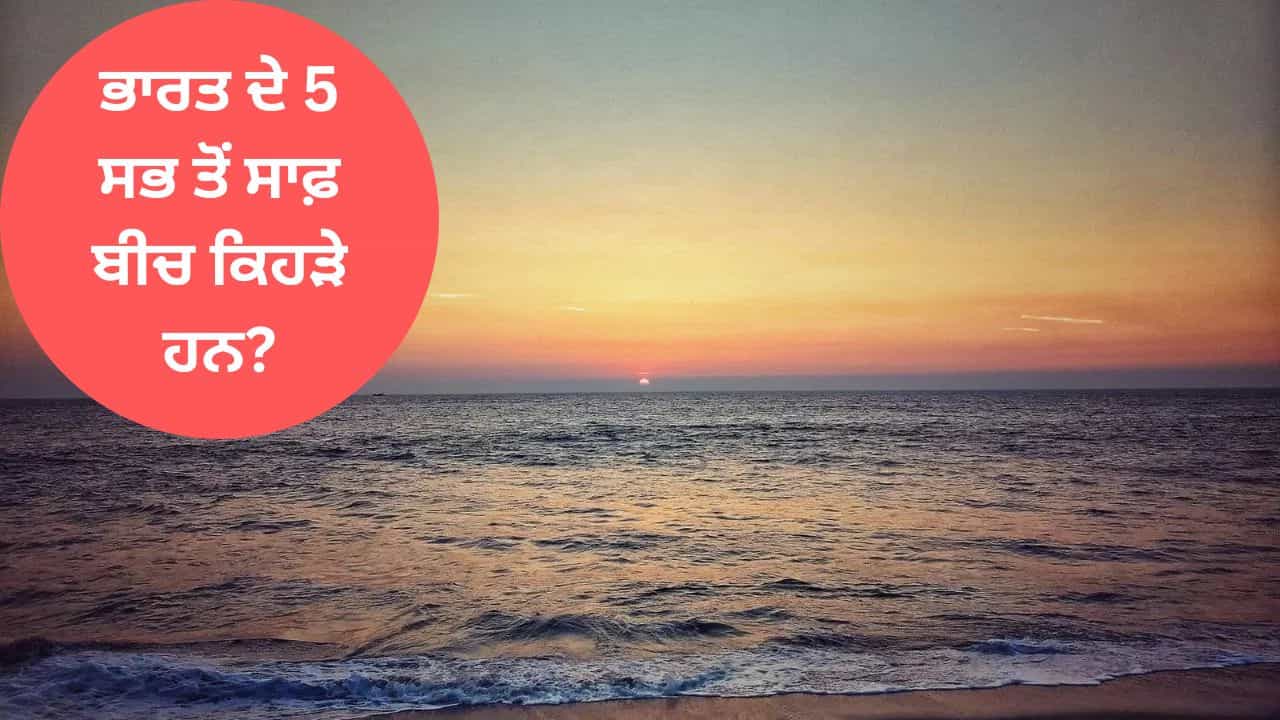 World Ocean Day 2025: ਭਾਰਤ ਦੇ 5 ਸਭ ਤੋਂ ਸਾਫ਼ ਬੀਚ, ਜਿਨ੍ਹਾਂ ਨੂੰ ਜ਼ਰੂਰ ਕਰਨਾ ਚਾਹੀਦਾ ਹੈ ਐਕਸਪਲੋਰ