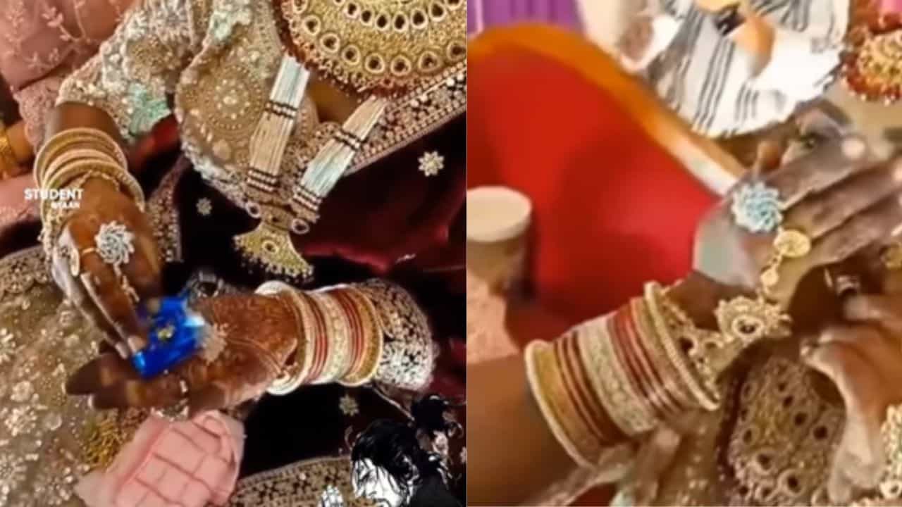 Viral Video: ਜ਼ਰਦਾ ਮਿਲਾਇਆ, ਮਾਰੀ ਫੱਕੀ... ਵਿਆਹ ਵਾਲੇ ਦਿਨ ਗੁਟਖਾ ਖਾਂਦੀ ਨਜ਼ਰ ਆਈ ਲਾੜੀ