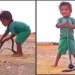 Viral Video : ਖ਼ਤਰਿਆਂ ਨਾਲ ਖੇਡਣ ਲਈ ਹਿੰਮਤ ਲੈਕੇ ਪੈਦਾ ਹੋਇਆ ਇਹ ਬੱਚਾ, ਦੇਖੋ ਵੀਡੀਓ Viral Video : ਖ਼ਤਰਿਆਂ ਨਾਲ ਖੇਡਣ ਲਈ ਹਿੰਮਤ ਲੈਕੇ ਪੈਦਾ ਹੋਇਆ ਇਹ ਬੱਚਾ, ਦੇਖੋ ਵੀਡੀਓ