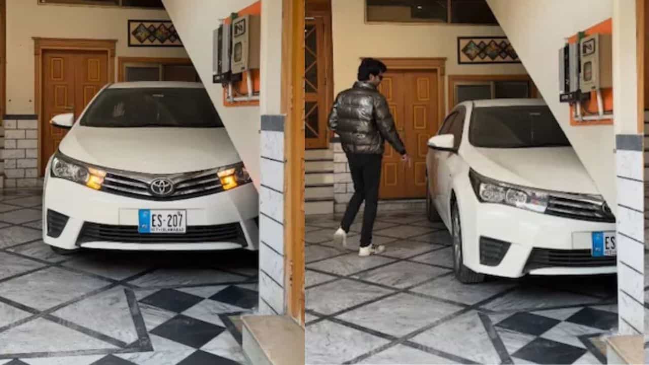 OMG: ਹੈਵੀ ਡਰਾਈਵਰ ਹੈ ਸ਼ਖਸ! ਝਟਕੇ ਵਿੱਚ ਤੰਗ ਥਾਂ ਤੋਂ ਕੱਢ ਦਿੱਤੀ ਕਾਰ OMG: ਹੈਵੀ ਡਰਾਈਵਰ ਹੈ ਸ਼ਖਸ! ਝਟਕੇ ਵਿੱਚ ਤੰਗ ਥਾਂ ਤੋਂ ਕੱਢ ਦਿੱਤੀ ਕਾਰ