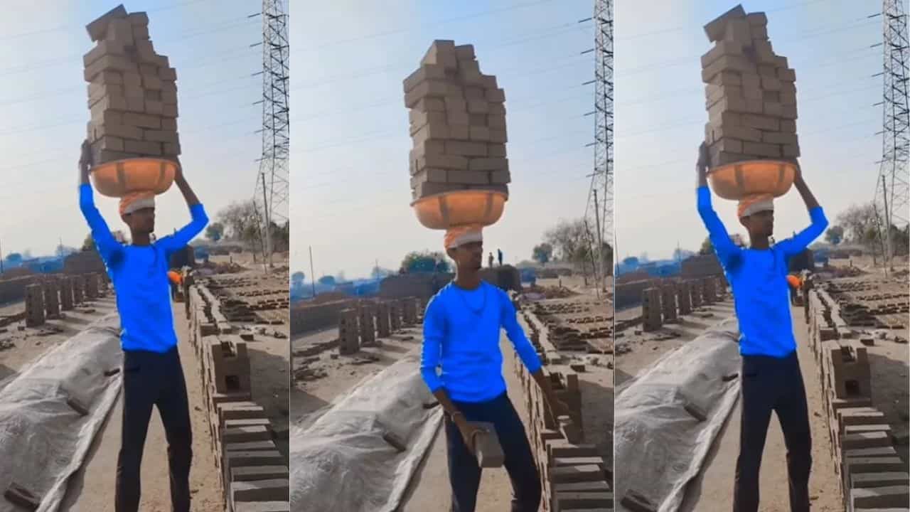 Viral: ਮਜ਼ਦੂਰ ਦੇ ਕੰਮ ਕਰਨ ਦਾ ਤਰੀਕੇ ਦੇਖ ਕੇ, ਲੋਕ ਬੋਲੇ- Dangerous ਖਿਡਾਰੀ