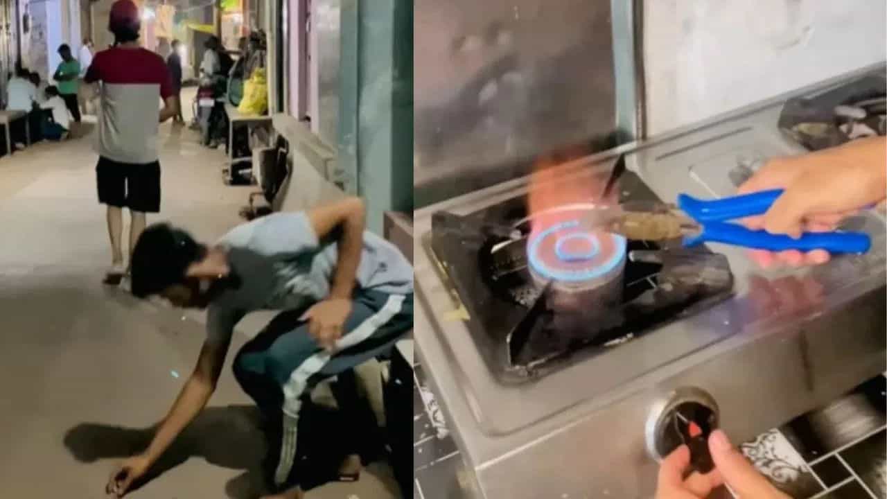 Prank Video : ਪ੍ਰੈਂਕ ਦੇ ਲਈ ਕਿਹੋ ਜਿਹੀਆਂ ਹਰਕਤਾਂ ਕਰਦੇ ਹਨ ਲੋਕ, ਵੀਡੀਓ ਨੂੰ ਦੇਖ ਨਹੀਂ ਰੁਕੇਗਾ ਹਾਸਾ Prank Video : ਪ੍ਰੈਂਕ ਦੇ ਲਈ ਕਿਹੋ ਜਿਹੀਆਂ ਹਰਕਤਾਂ ਕਰਦੇ ਹਨ ਲੋਕ, ਵੀਡੀਓ ਨੂੰ ਦੇਖ ਨਹੀਂ ਰੁਕੇਗਾ ਹਾਸਾ