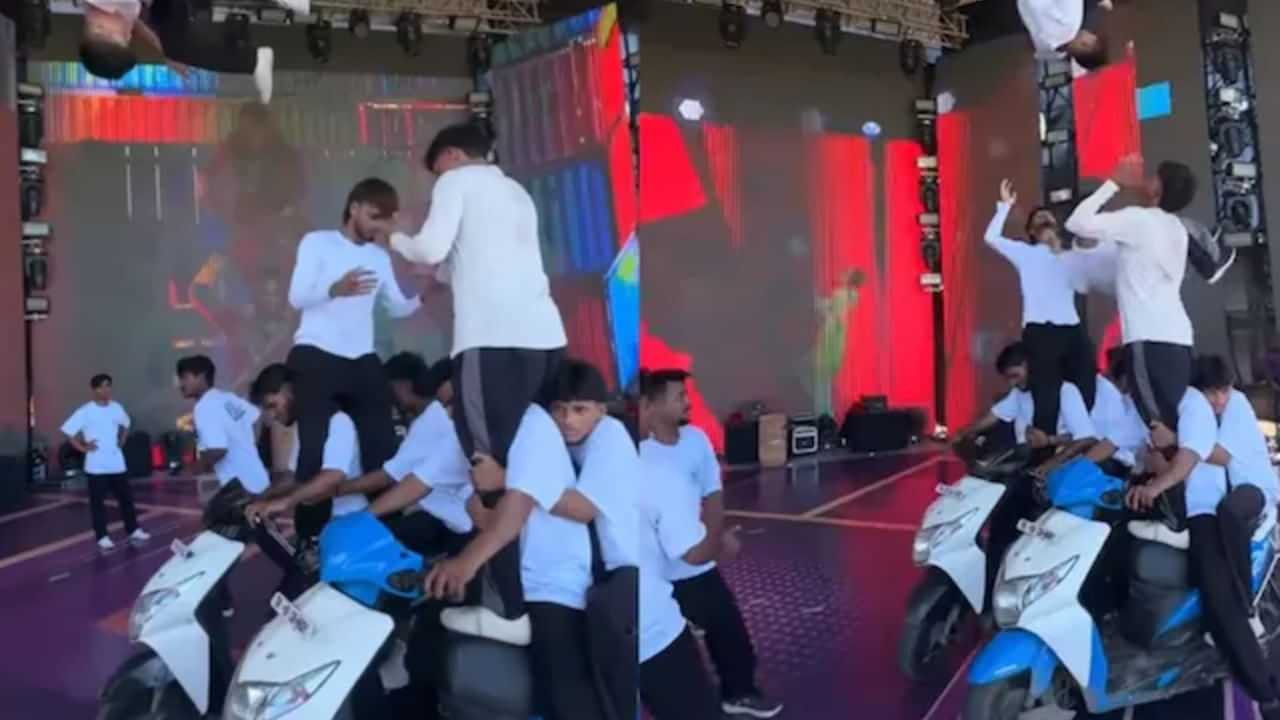 Viral Stunt Video: ਸਕੂਟੀਆਂ ਤੇ ਮੁੰਡਿਆਂ ਨੇ ਕੀਤੇ ਖ਼ਤਰਨਾਕ ਸਟੰਟ, ਦੇਖ ਕੇ ਦੰਗ ਰਹਿ ਗਏ ਲੋਕ!