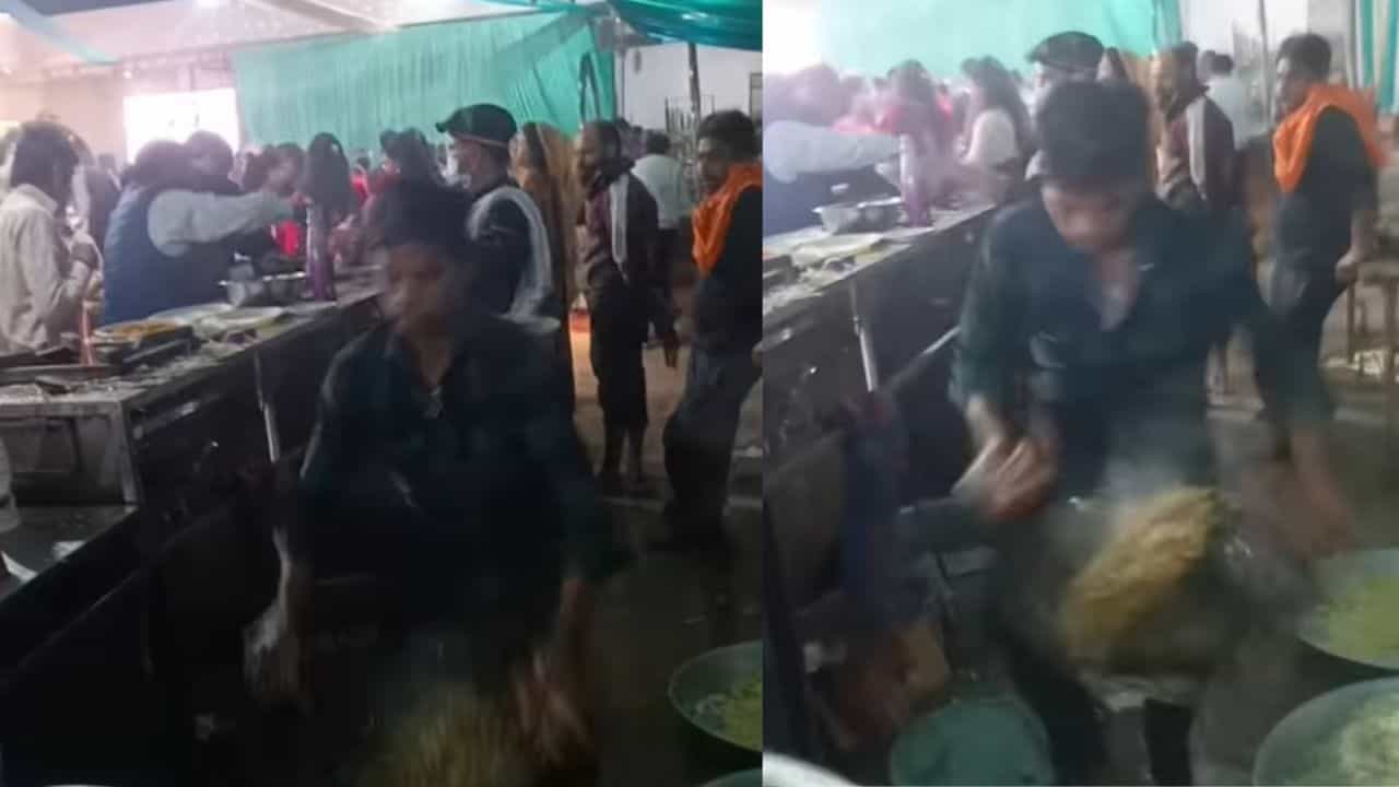 Viral: ਵਿਆਹ ਦੇ ਪੰਡਾਲ ਵਿੱਚ ਮੁੰਡੇ ਨੇ ਮੈਗੀ ਨਾਲੋਂ ਵੀ ਤੇਜ਼ ਬਣਾਈ ਚਾਉਮੀਨ, ਤਰੀਕਾ ਦੇਖ ਕੇ ਸ਼ੈੱਫ ਵੀ ਹੋ ਜਾਣਗੇ ਹੈਰਾਨ