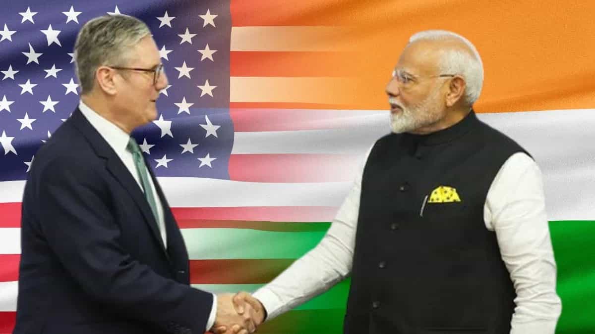 ਭਾਰਤ-ਬ੍ਰਿਟੇਨ ਵਿਚਕਾਰ ਹੋਈ ਇਤਿਹਾਸਕ ਟ੍ਰੇਡ ਡੀਲ, ਵਪਾਰ ਚ ਹਰ ਸਾਲ 34 ਅਰਬ ਡਾਲਰ ਦਾ ਹੋਵੇਗਾ ਵਾਧਾ; 3 ਫੀਸਦ ਹੋਵੇਗਾ ਔਸਤ ਟੈਰਿਫ ਭਾਰਤ-ਬ੍ਰਿਟੇਨ ਵਿਚਕਾਰ ਹੋਈ ਇਤਿਹਾਸਕ ਟ੍ਰੇਡ ਡੀਲ, ਵਪਾਰ ਚ ਹਰ ਸਾਲ 34 ਅਰਬ ਡਾਲਰ ਦਾ ਹੋਵੇਗਾ ਵਾਧਾ; 3 ਫੀਸਦ ਹੋਵੇਗਾ ਔਸਤ ਟੈਰਿਫ