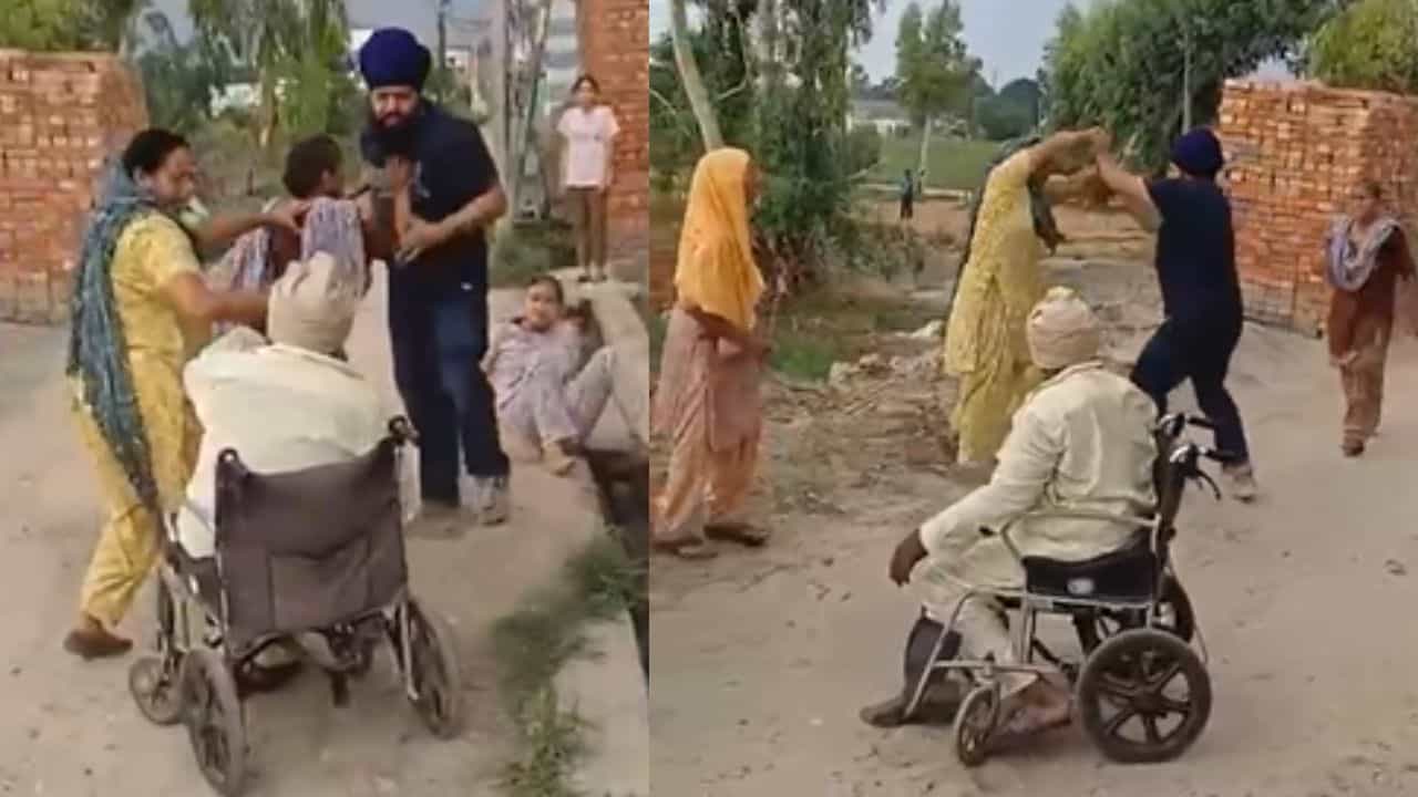 ਫਗਵਾੜਾ ਚ ਪੰਚਾਇਤ ਮੈਂਬਰ ਦੀ ਬਦਮਾਸ਼ੀ, ਦਿਵਆਂਗ ਨਾਲ ਬਦਸਲੂਕੀ ਤੇ ਬਜ਼ੁਰਗ ਦੀ ਕੁੱਟਮਾਰ, ਵੀਡੀਓ ਦੇਖੋ ਫਗਵਾੜਾ ਚ ਪੰਚਾਇਤ ਮੈਂਬਰ ਦੀ ਬਦਮਾਸ਼ੀ, ਦਿਵਆਂਗ ਨਾਲ ਬਦਸਲੂਕੀ ਤੇ ਬਜ਼ੁਰਗ ਦੀ ਕੁੱਟਮਾਰ, ਵੀਡੀਓ ਦੇਖੋ