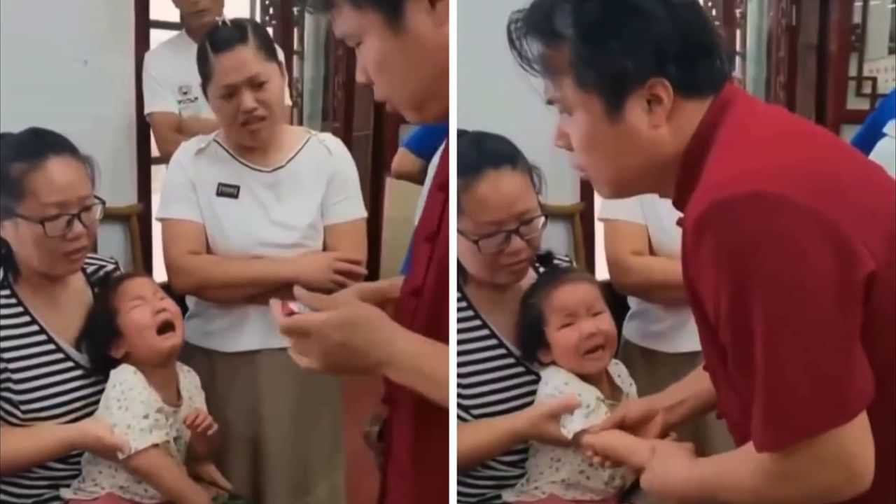 ਡਾਕਟਰ ਨਹੀਂ, ਇਹ ਤਾਂ ਫ਼ਰਿਸ਼ਤਾ ਹੈ! ਬੱਚੀ ਦਾ ਦਰਦ ਇੰਝ ਕੀਤਾ ਗਾਇਬ...ਦੇਖ ਦੰਗ ਰਹਿ ਗਏ ਲੋਕ ਡਾਕਟਰ ਨਹੀਂ, ਇਹ ਤਾਂ ਫ਼ਰਿਸ਼ਤਾ ਹੈ! ਬੱਚੀ ਦਾ ਦਰਦ ਇੰਝ ਕੀਤਾ ਗਾਇਬ...ਦੇਖ ਦੰਗ ਰਹਿ ਗਏ ਲੋਕ