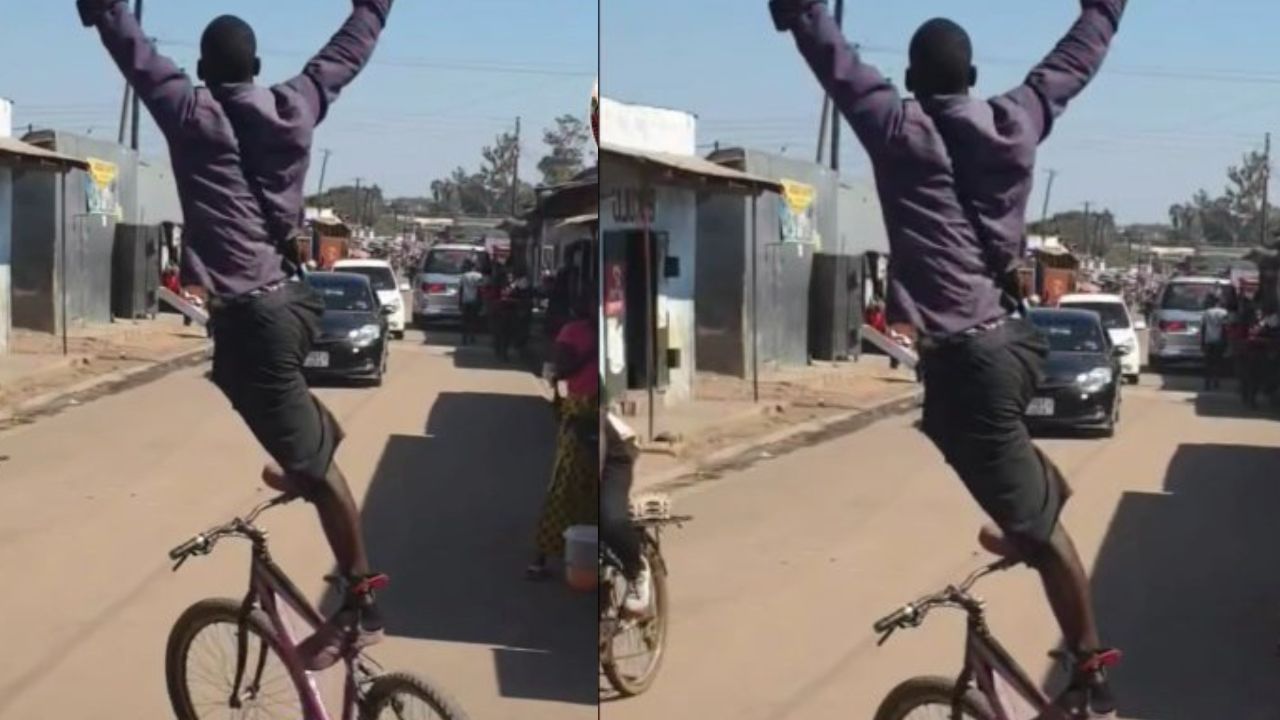 Viral Video: ਸ਼ਖਸ ਨੇ ਸਾਈਕਲ ਨਾਲ ਸੜਕ ਤੇ ਕੀਤਾ ਖ਼ਤਰਨਾਕ ਸਟੰਟ, ਦੇਖ ਲੋਕ ਬੋਲੇ- ਯਮਰਾਜ ਨੂੰ ਰਿਸ਼ਵਤ ਦੇਣ ਦਾ ਨਤੀਜਾ