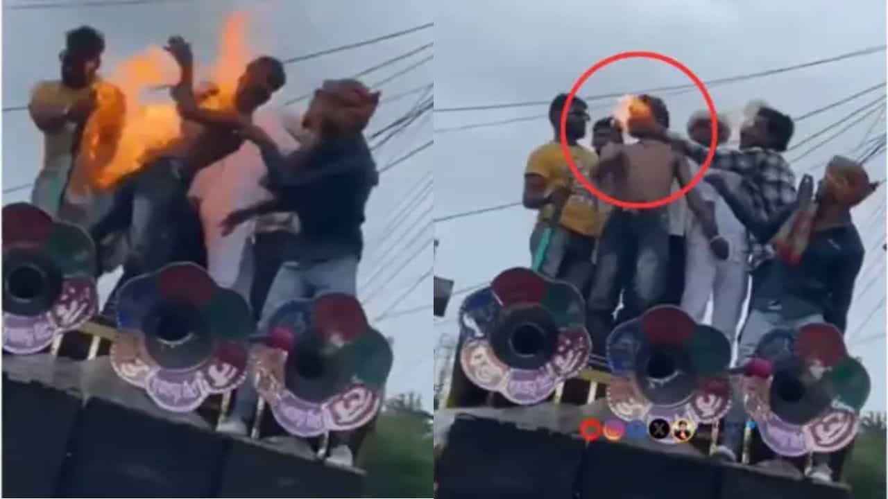 ਸਟੰਟ ਦੇ ਚੱਕਰ ਚ ਅੱਗ ਨਾਲ ਖੇਡ ਗਿਆ ਸ਼ਖਸ, ਮਾਚਿਸ ਦੀ ਤੀਲੀ ਜਲਾਉਂਦੇ ਹੀ ਬਦਲ ਗਿਆ ਆਲਮ ਸਟੰਟ ਦੇ ਚੱਕਰ ਚ ਅੱਗ ਨਾਲ ਖੇਡ ਗਿਆ ਸ਼ਖਸ, ਮਾਚਿਸ ਦੀ ਤੀਲੀ ਜਲਾਉਂਦੇ ਹੀ ਬਦਲ ਗਿਆ ਆਲਮ