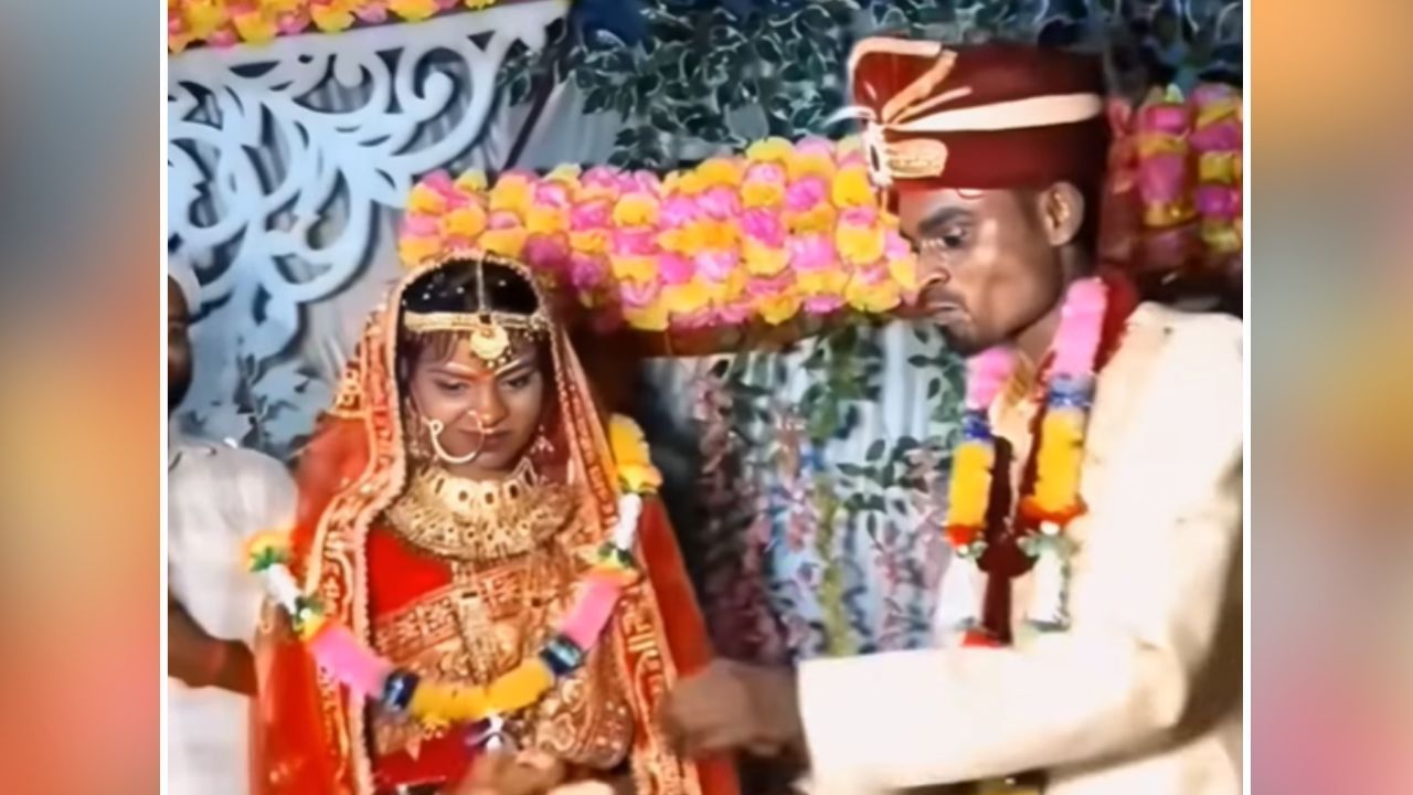 Viral Video: ਜੈਮਾਲਾ ਤੋਂ ਬਾਅਦ ਲਾੜੇ ਨੇ ਕੀਤੀ ਅਜਿਹੀ ਹਰਕਤ, ਦੇਖ ਲਾੜੀ ਦਾ ਵੀ ਨਹੀਂ ਰੁਕਿਆ ਹਾਸਾ