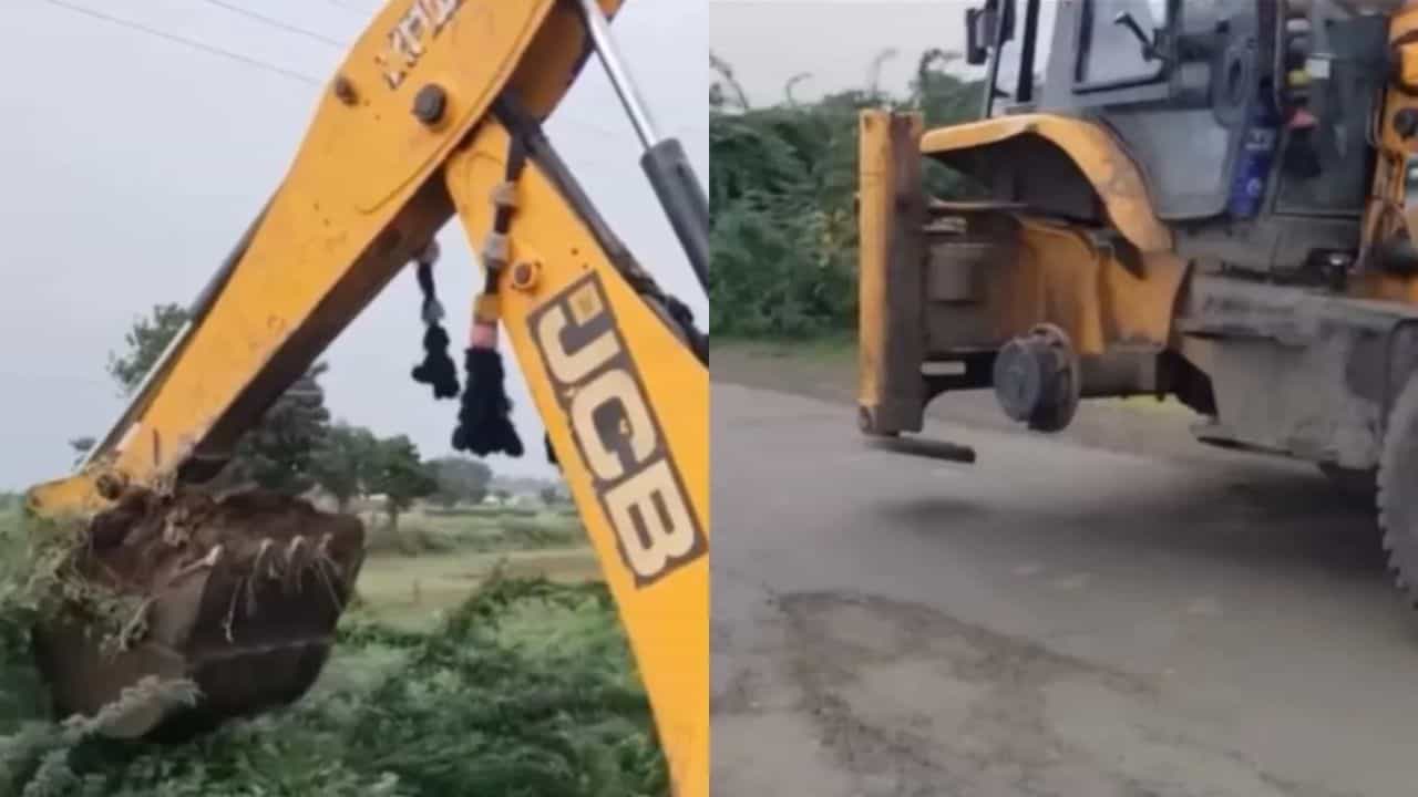 Viral Video: ਹੈਵੀ ਡਰਾਈਵਰ ਨੇ ਤਿੰਨ ਪਹੀਆਂ ਤੇ ਚਲਾਇਆ JCB, ਜੁਗਾੜ ਦੇਖ ਕੇ ਹੈਰਾਨ ਰਹਿ ਗਏ ਲੋਕ Viral Video: ਹੈਵੀ ਡਰਾਈਵਰ ਨੇ ਤਿੰਨ ਪਹੀਆਂ ਤੇ ਚਲਾਇਆ JCB, ਜੁਗਾੜ ਦੇਖ ਕੇ ਹੈਰਾਨ ਰਹਿ ਗਏ ਲੋਕ
