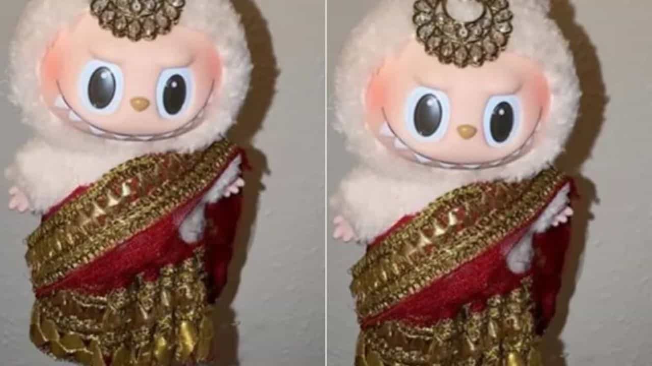 ਲਬੁਬੂ ਡੌਲ ਦਾ Indian Version ਹੋਇਆ Viral, ਸਾੜੀ ਅਤੇ ਗਹਿਣੇ ਚ ਦਿਖਾਈ ਦਿੱਤੀ ਦੇਸੀ ਲੁੱਕ