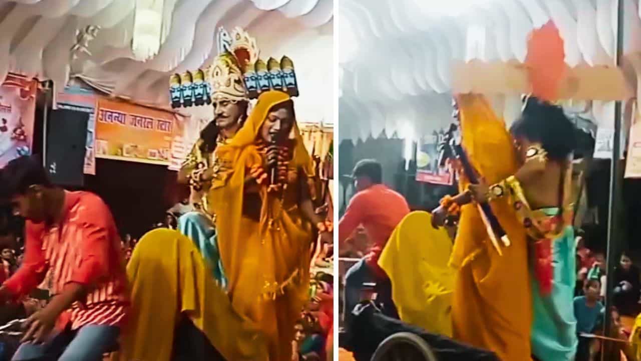 ਰਾਵਣ ਦੇ ਇੰਨੇ ਬੁਰੇ ਦਿਨ?ਵਾਇਰਲ ਹੋਈ ਸੀਤਾ ਹਰਣ ਦੀ ਰਿਕਸ਼ਾ ਵਾਲੀ ਰਾਮਲੀਲਾ!