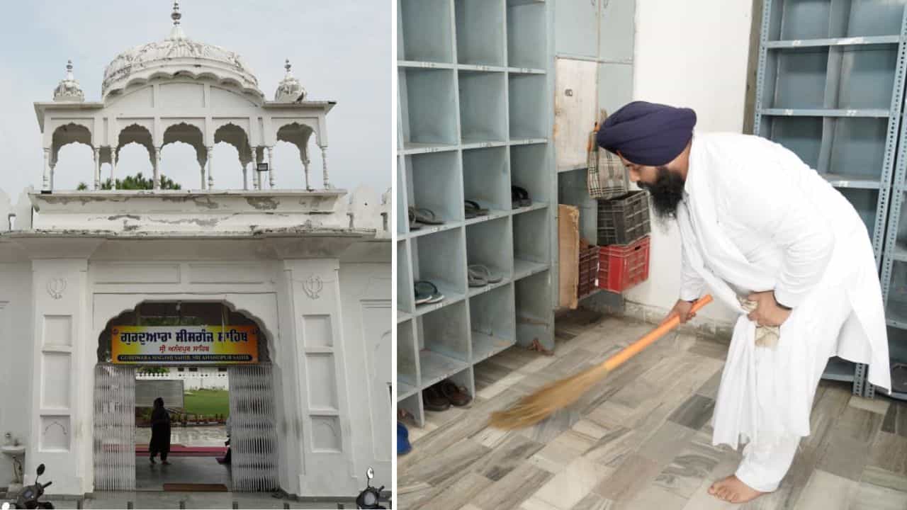 ਕੈਬਨਿਟ ਮੰਤਰੀ ਹਰਜੋਤ ਬੈਂਸ ਨੇ ਪੂਰੀ ਕੀਤੀ ਧਾਰਮਿਕ ਸਜ਼ਾ, ਗੁਰੂ ਘਰ ਚ ਜੋੜਿਆਂ ਦੀ ਨਿਭਾਈ ਸੇਵਾ