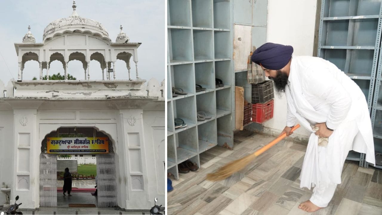 ਕੈਬਨਿਟ ਮੰਤਰੀ ਹਰਜੋਤ ਬੈਂਸ ਨੇ ਪੂਰੀ ਕੀਤੀ ਧਾਰਮਿਕ ਸਜ਼ਾ, ਗੁਰੂ ਘਰ 'ਚ ਜੋੜਿਆਂ ਦੀ ਨਿਭਾਈ ਸੇਵਾ