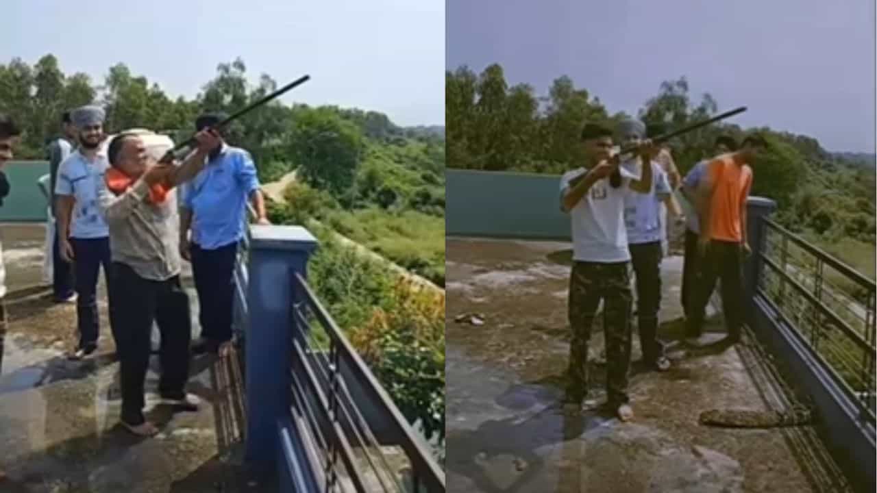 ਫੌਜੀ ਜਵਾਨ ਦੀ ਰਿਟਾਇਰਮੈਂਟ ਪਾਰਟੀ ਤੇ ਭਾਰੂ ਗੰਨ-ਕਲਚਰ!, ਛੱਤ ਤੇ ਚੜ੍ਹ ਕੀਤੀ ਫਾਈਰਿੰਗ