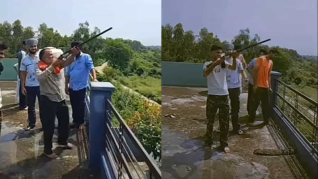 ਫੌਜੀ ਜਵਾਨ ਦੀ ਰਿਟਾਇਰਮੈਂਟ ਪਾਰਟੀ ਤੇ ਭਾਰੂ ਗੰਨ-ਕਲਚਰ!, ਛੱਤ ਤੇ ਚੜ੍ਹ ਕੀਤੀ ਫਾਈਰਿੰਗ ਫੌਜੀ ਜਵਾਨ ਦੀ ਰਿਟਾਇਰਮੈਂਟ ਪਾਰਟੀ ਤੇ ਭਾਰੂ ਗੰਨ-ਕਲਚਰ!, ਛੱਤ ਤੇ ਚੜ੍ਹ ਕੀਤੀ ਫਾਈਰਿੰਗ