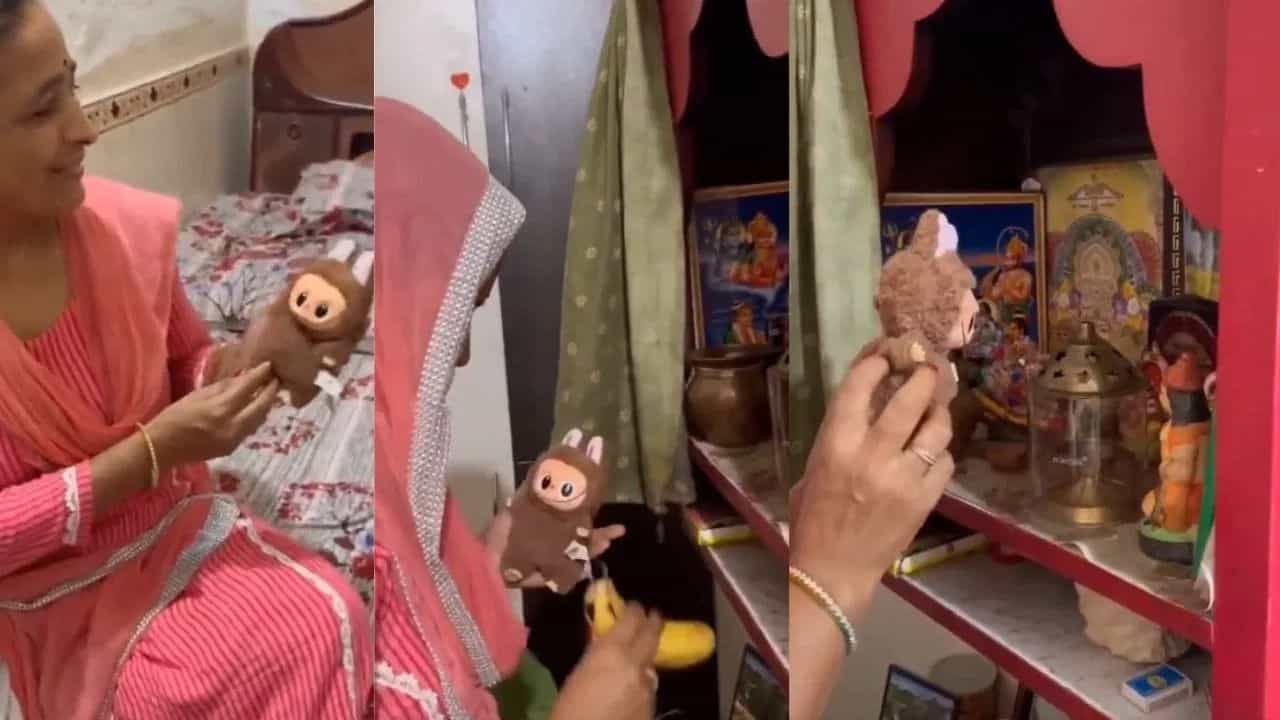 Viral Video: Labubu doll ਦੀ ਭਾਰਤ ਚ ਹੋਣ ਲਗੀ ਪੂਜਾ, ਲੋਕ ਬੋਲੇ- ਧਰਮ ਇਸ ਤਰ੍ਹਾਂ ਸ਼ੁਰੂ ਹੁੰਦੇ ਹਨ