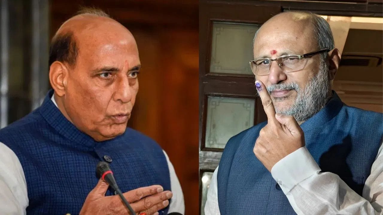 CP ਰਾਧਾਕ੍ਰਿਸ਼ਨਨ ਨੂੰ ਬਿਨਾਂ ਵਿਰੋਧ ਉਪ-ਰਾਸ਼ਟਰਪਤੀ ਬਣਾਉਣ ਦੀ ਕੋਸ਼ਿਸ਼ 'ਚ BJP, ਰਾਜਨਾਥ ਸਿੰਘ ਨੇ ਇਸ ਆਗੂ ਨਾਲ ਕੀਤੀ ਗੱਲ