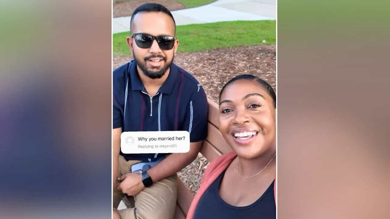 ਤੁਸੀਂ ਮੇਰੇ ਨਾਲ ਵਿਆਹ ਕਿਉਂ ਕੀਤਾ? ਅਮਰੀਕੀ ਔਰਤ ਨੇ ਭਾਰਤੀ ਪਤੀ ਨੂੰ ਪੁੱਛਿਆ, ਜਵਾਬ ਨੇ ਜਿੱਤ ਲਿਆ ਦਿਲ ਤੁਸੀਂ ਮੇਰੇ ਨਾਲ ਵਿਆਹ ਕਿਉਂ ਕੀਤਾ? ਅਮਰੀਕੀ ਔਰਤ ਨੇ ਭਾਰਤੀ ਪਤੀ ਨੂੰ ਪੁੱਛਿਆ, ਜਵਾਬ ਨੇ ਜਿੱਤ ਲਿਆ ਦਿਲ