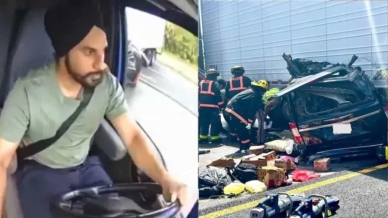 ਅਮਰੀਕਾ ਚ ਵਿਦੇਸ਼ੀ ਟਰੱਕ ਡਰਾਈਵਰ ਦੇ ਵੀਜ਼ਾ ਤੇ ਰੋਕ, ਭਾਰਤੀ ਚਾਲਕ ਦੀ ਗਲਤੀ ਨਾਲ ਹੋਈ ਸੀ 3 ਅਮਰੀਕੀ ਨਾਗਰਿਕਾਂ ਦੀ ਮੌਤ ਅਮਰੀਕਾ ਚ ਵਿਦੇਸ਼ੀ ਟਰੱਕ ਡਰਾਈਵਰ ਦੇ ਵੀਜ਼ਾ ਤੇ ਰੋਕ, ਭਾਰਤੀ ਚਾਲਕ ਦੀ ਗਲਤੀ ਨਾਲ ਹੋਈ ਸੀ 3 ਅਮਰੀਕੀ ਨਾਗਰਿਕਾਂ ਦੀ ਮੌਤ