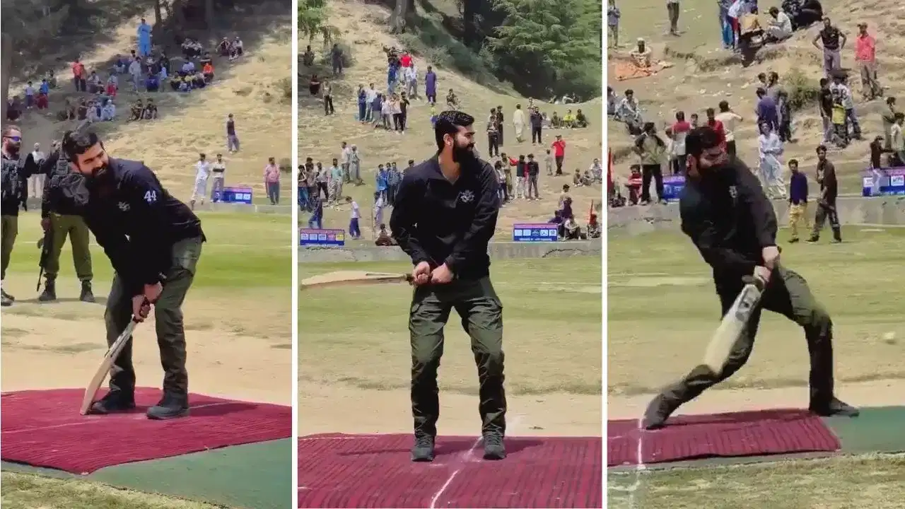 ਜੰਮੂ-ਕਸ਼ਮੀਰ ਚ ਫੌਜ ਦੇ ਜਵਾਨਾਂ ਨੇ ਖੇਡੀ ਸਥਾਨਕ ਲੋਕਾਂ ਨਾਲ ਕ੍ਰਿਕਟ, ਵੀਡਿਓ ਵਾਇਰਲ