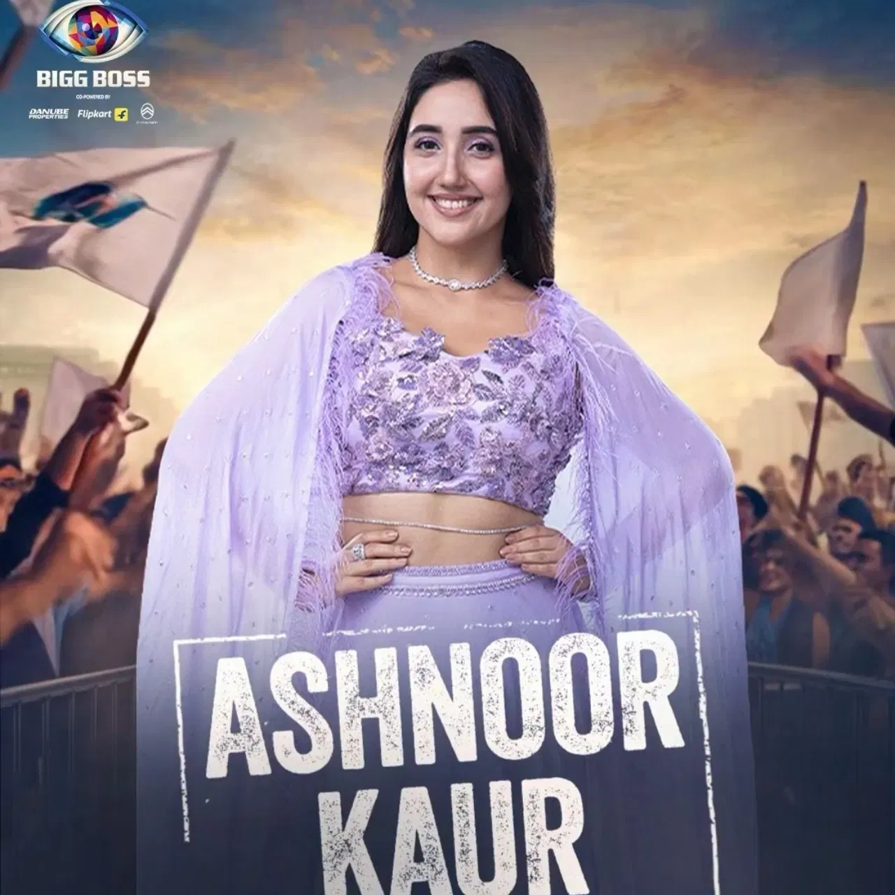 ਅਸ਼ਨੂਰ ਕੌਰ- 16 ਸਿਤਾਰੇ 'ਬਿੱਗ ਬੌਸ 19' ਦਾ ਹਿੱਸਾ ਬਣ ਚੁੱਕੇ ਹਨ। ਅਸ਼ਨੂਰ ਕੌਰ ਸਲਮਾਨ ਦੇ ਸ਼ੋਅ ਵਿੱਚ ਸਭ ਤੋਂ ਪਹਿਲਾਂ ਐਂਟਰੀ ਕਰਨ ਵਾਲੀ ਸੀ। ਅਸ਼ਨੂਰ ਨੇ 'ਸਾਥ ਨਿਭਾਨਾ ਸਾਥੀਆ' ਸਮੇਤ ਕਈ ਟੀਵੀ ਸ਼ੋਅ ਅਤੇ ਫਿਲਮਾਂ ਵਿੱਚ ਵੀ ਕੰਮ ਕੀਤਾ ਹੈ।