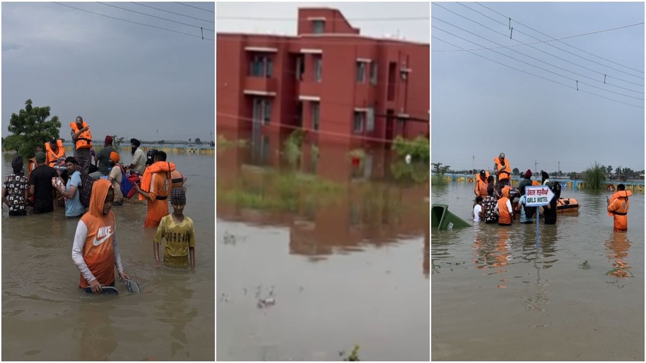 ਗੁਰਦਾਸਪੁਰ: ਹੜ੍ਹ ਦੇ ਚੱਲਦੇ ਨਵੋਦਿਆ ਸਕੂਲ 'ਚ ਫਸੇ 400 ਸਕੂਲੀ ਬੱਚੇ, NDRF ਨੇ ਚਲਾਇਆ ਰੈਸਕਿਊ ਆਪ੍ਰੇਸ਼ਨ